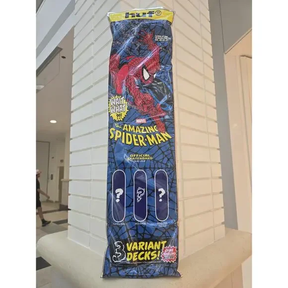 HUF x MARVEL SPIDER-MAN ISSUE 300 BLIND BAG DECKS | SHIPS TODAY NEW SEALED BOX! - Picture 1 of 2